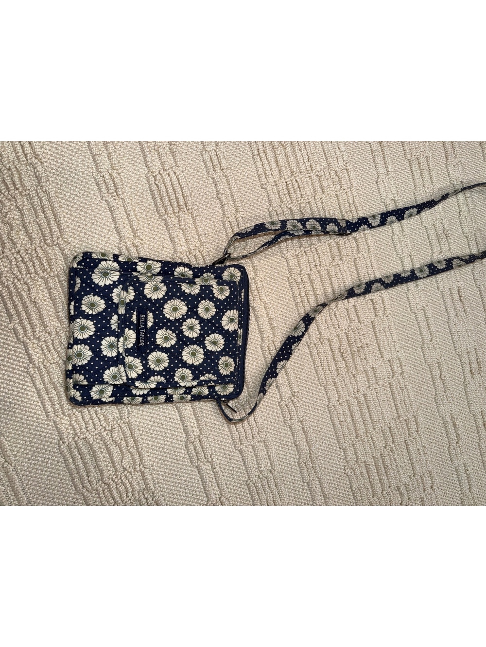 Bella Taylor Navy Floral Crossbody Bag